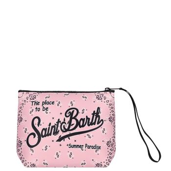 Girls Pink Logo Pouch