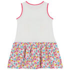 فستان بنات بالزهور باللون الابيض, 1, hi-res