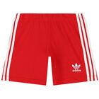 طقم شورت بالشعار باللون الأبيض والوردي, 3, hi-res