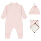 Baby Girls Pink Romper Gift Set, 1, hi-res