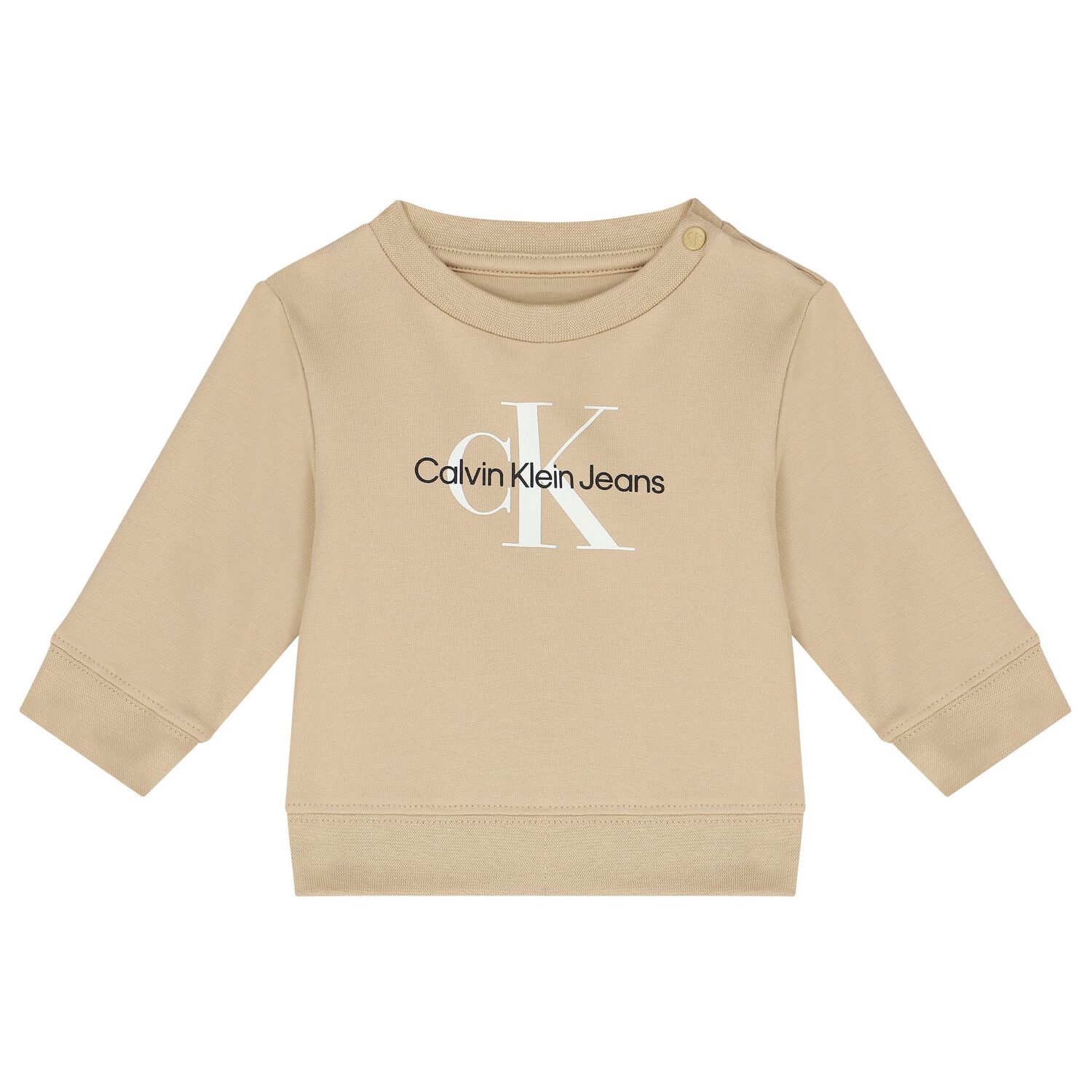 طقم هدايا بدلة رياضية باللون البيج والأبيض (3 قطع ), 3, hi-res