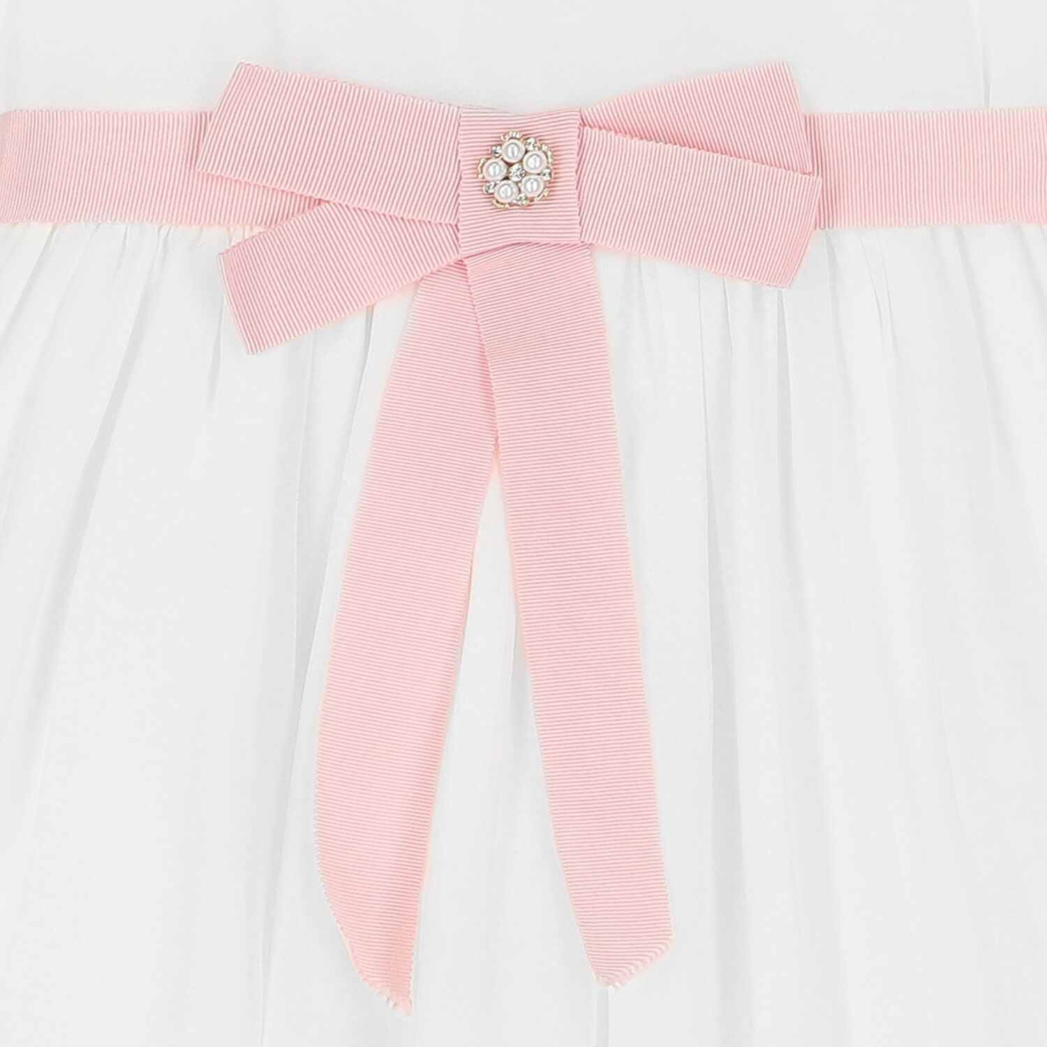 فستان عيد شيفون باللون العاجي, 1, hi-res