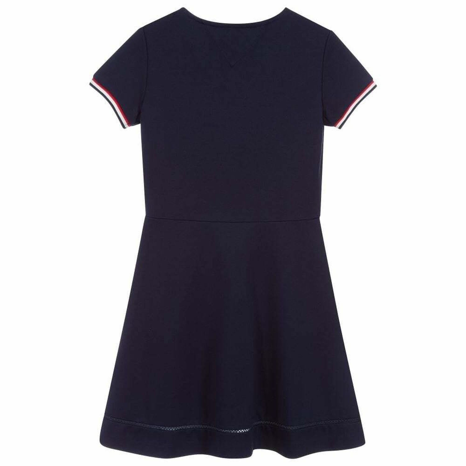 Girls Navy Logo Dress, 1, hi-res