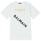 فستان بالشعار باللون الأبيض, 2, hi-res