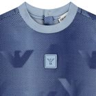 Younger Boys Blue Logo Shorts Set, 1, hi-res