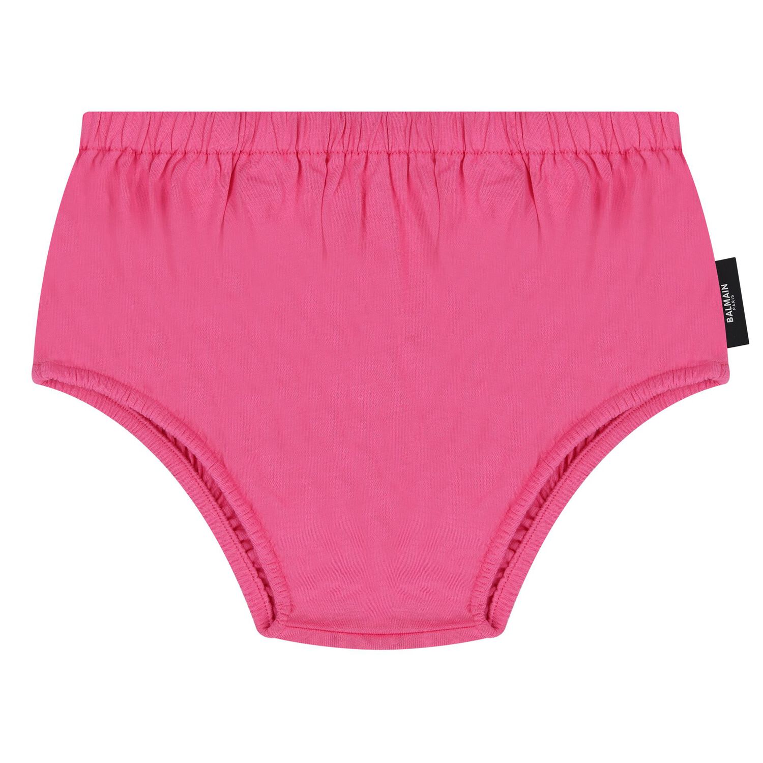 طقم فستان باللون وردي بشعار , 1, hi-res