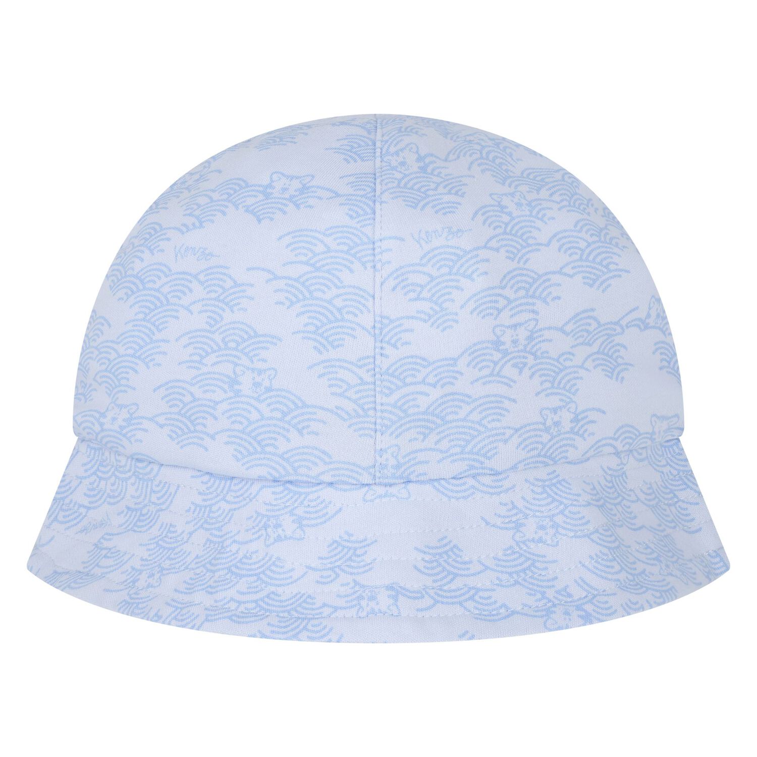 طقم شورت بالشعار باللون العاجي والأزرق للأولاد  , 1, hi-res