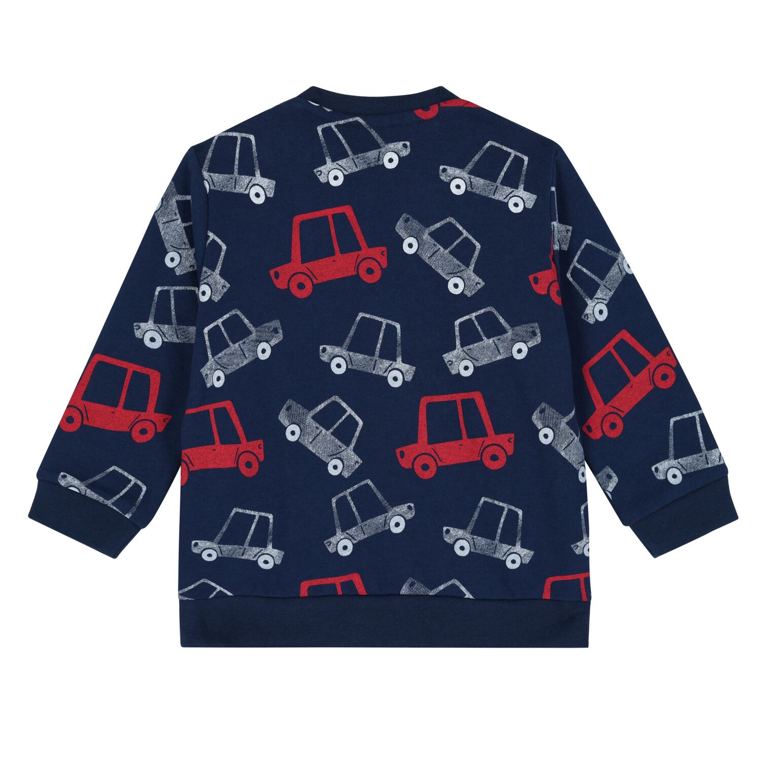 Baby Boys Ivory, Navy Blue & Red Tracksuits ( 2-Pack ), 1, hi-res