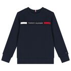 Boys Navy Blue Logo Tracksuit, 1, hi-res