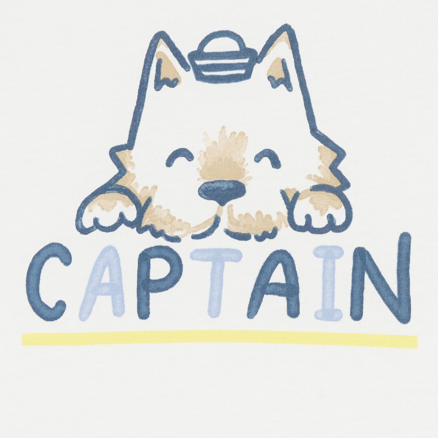 طقم شورت اولاد باللون الابيض والازرق, 1, hi-res