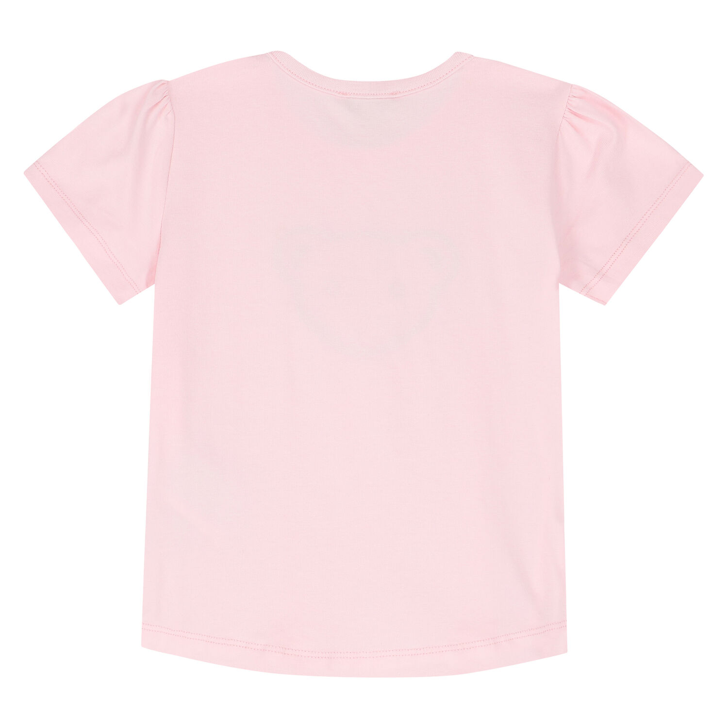 Girls Pink Teddy T-Shirt, 2, hi-res image number null