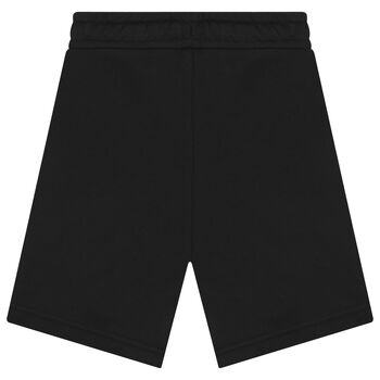 Boys Black Logo Shorts