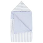 Baby Boys White & Blue Striped Logo Nest, 2, hi-res