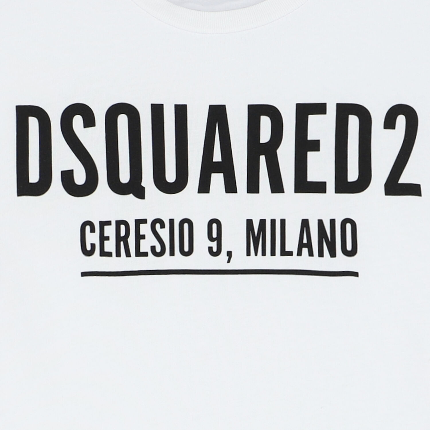 White Logo Cotton T-Shirt, 1, hi-res image number null