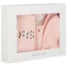 Baby Girls Pink Logo Babygrow Gift Set, 2, hi-res