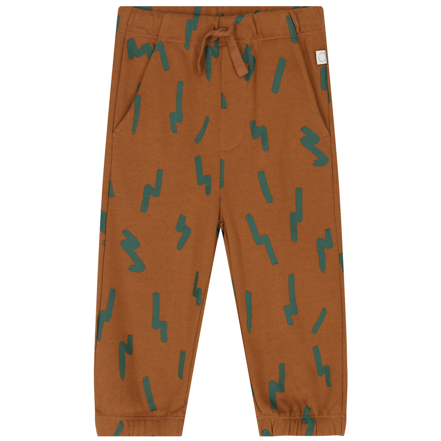 بنطلون رياضي أولاد باللون البني, 1, hi-res