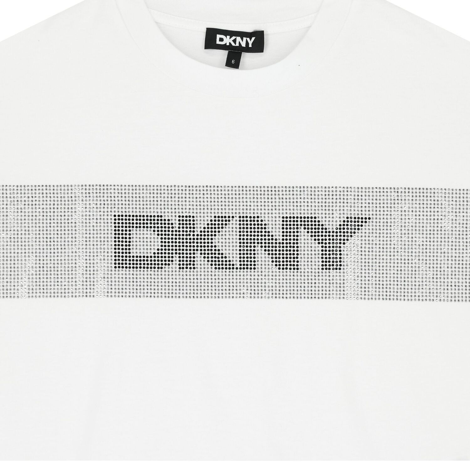 Girls White Logo T-Shirt, 2, hi-res