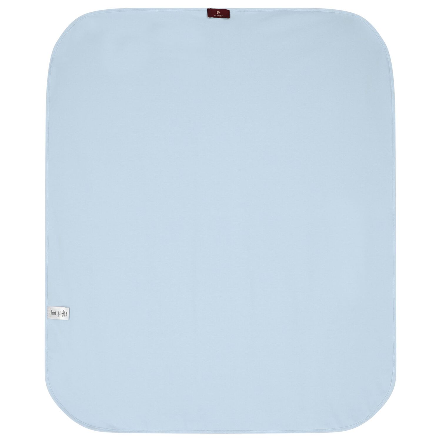 Baby Boys Blue & White Logo Blanket, 2, hi-res