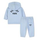 Younger Boys Blue Logo Tracksuit, 1, hi-res
