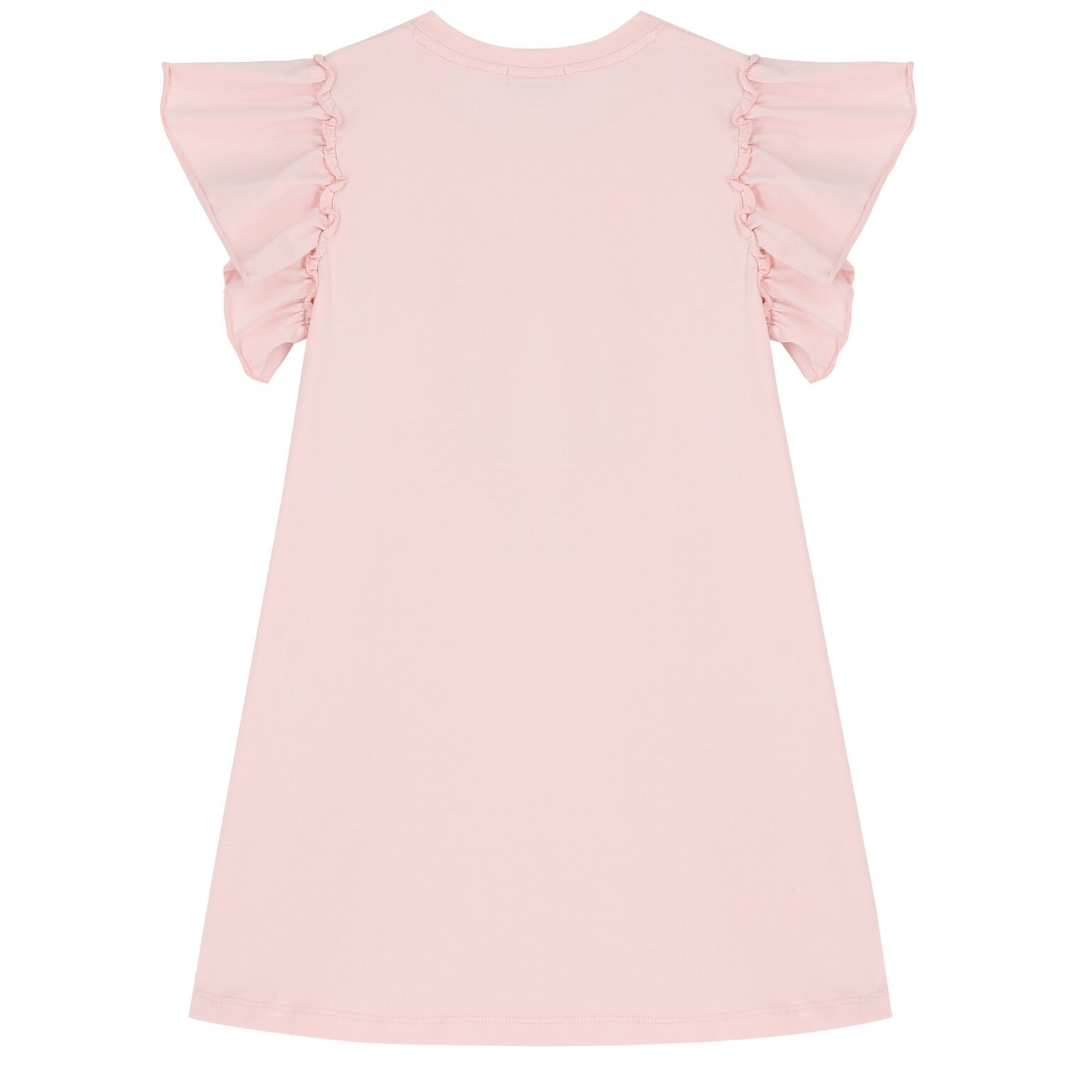 فستان بالشعار باللون الوردي, 1, hi-res image number null