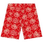 Boys Red Logo Shorts, 1, hi-res