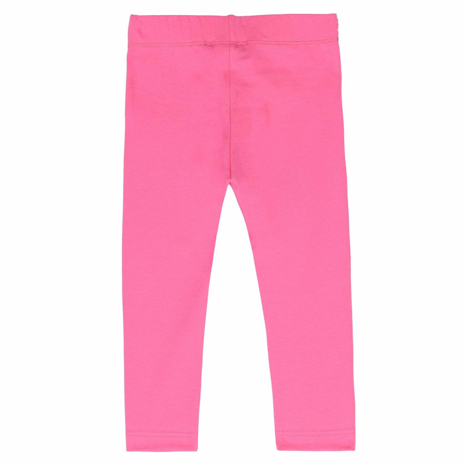 Younger Girls Pink Logo Leggings, 1, hi-res