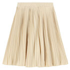 تنورة بطيات باللون البيج, 1, hi-res