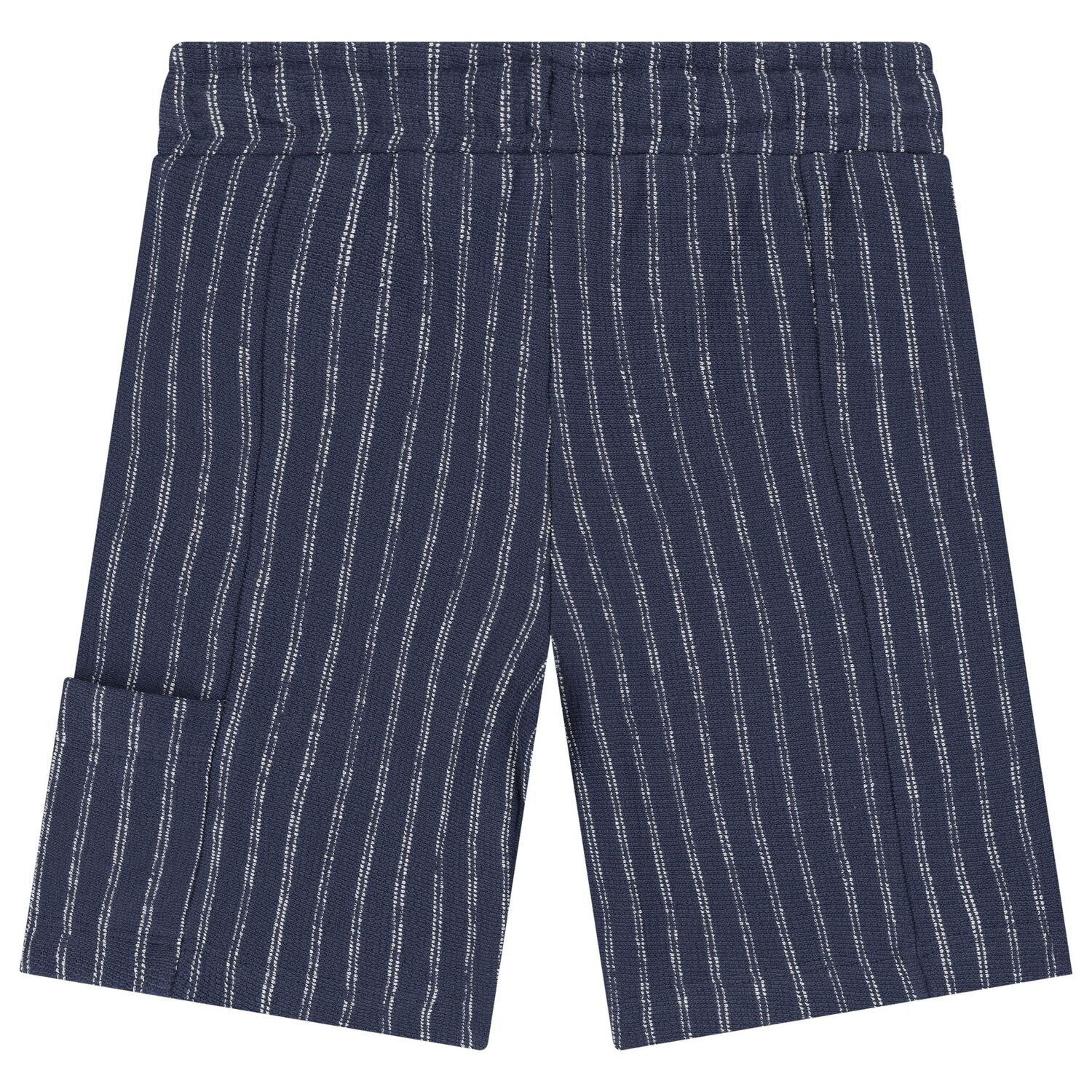 Boys White & Blue Shorts Set, 1, hi-res