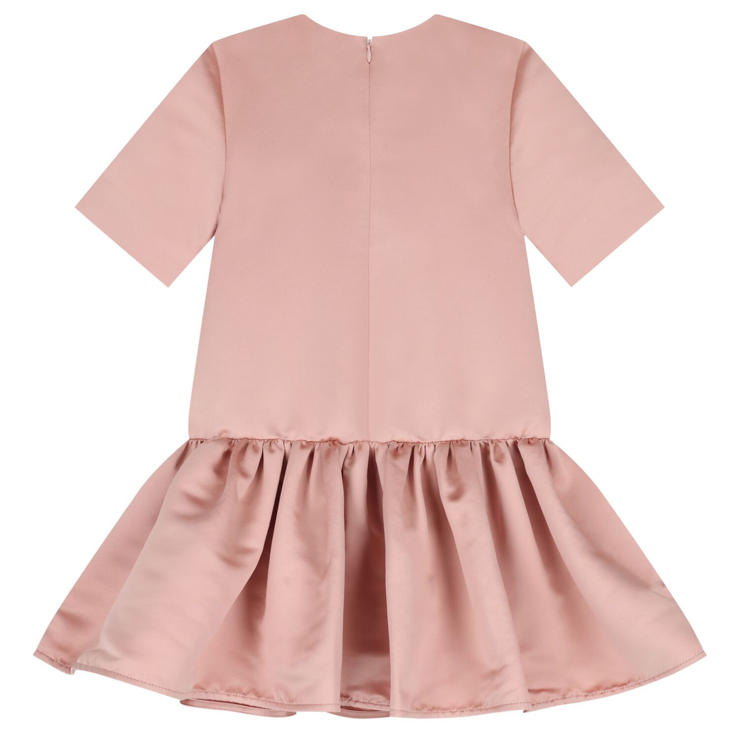 Girls Rose Pink 3D Flowers Dress, 1, hi-res