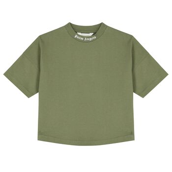 Boys Green Logo T-Shirt