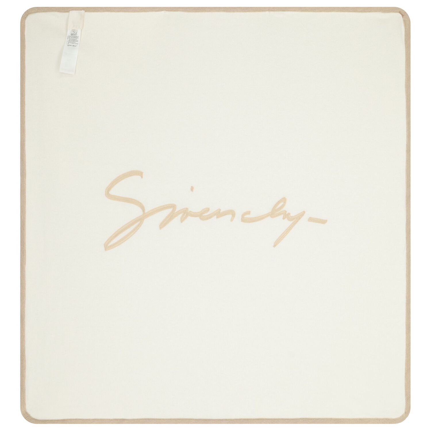 بطانية أطفال بشعار باللون البيج والعاجي, 1, hi-res