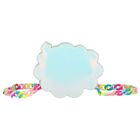 حقيبة بنات كتف بالشعار باللون الأبيض, 1, hi-res