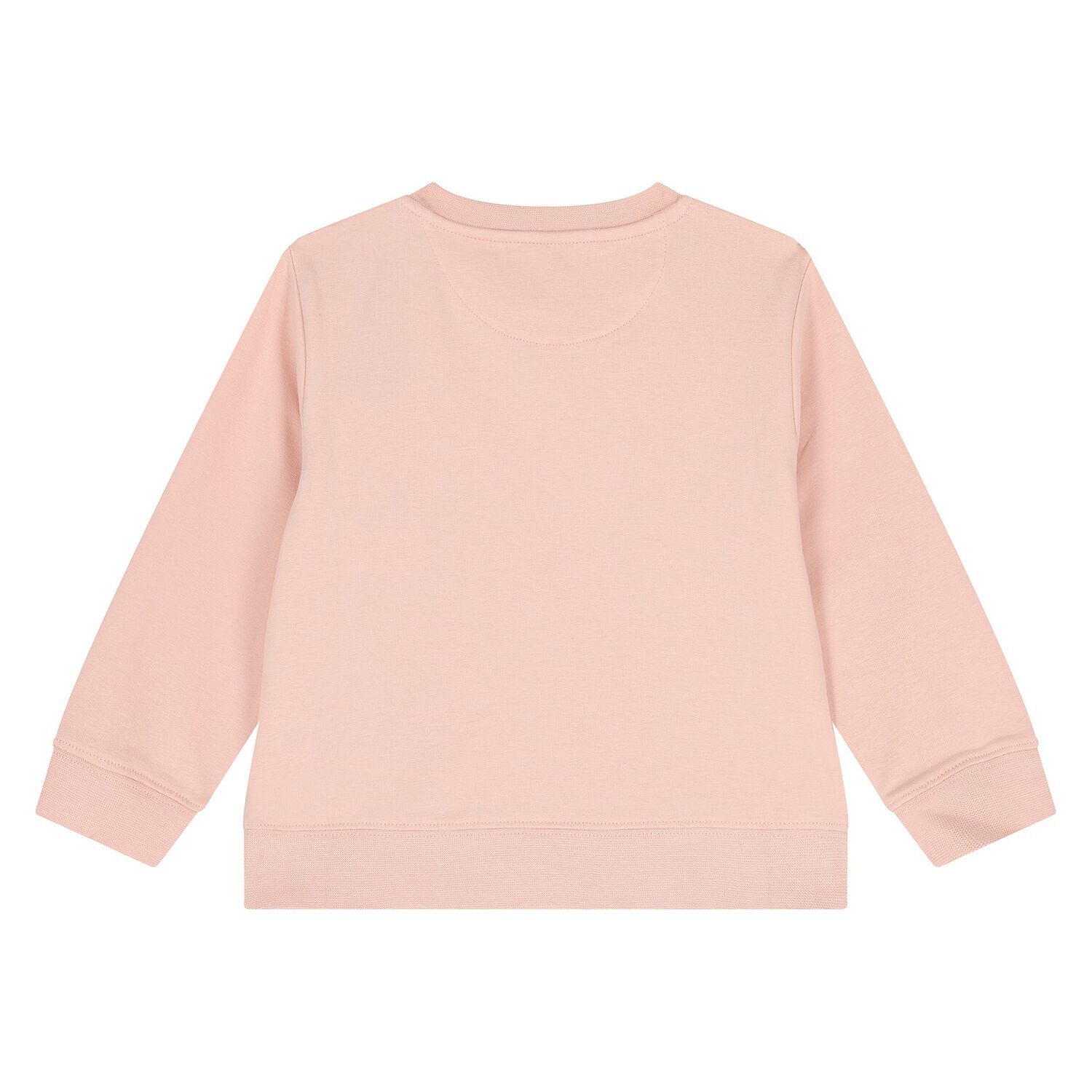 بدلة رياضية بشعار وردي للفتيات الصغيرات, 8, hi-res