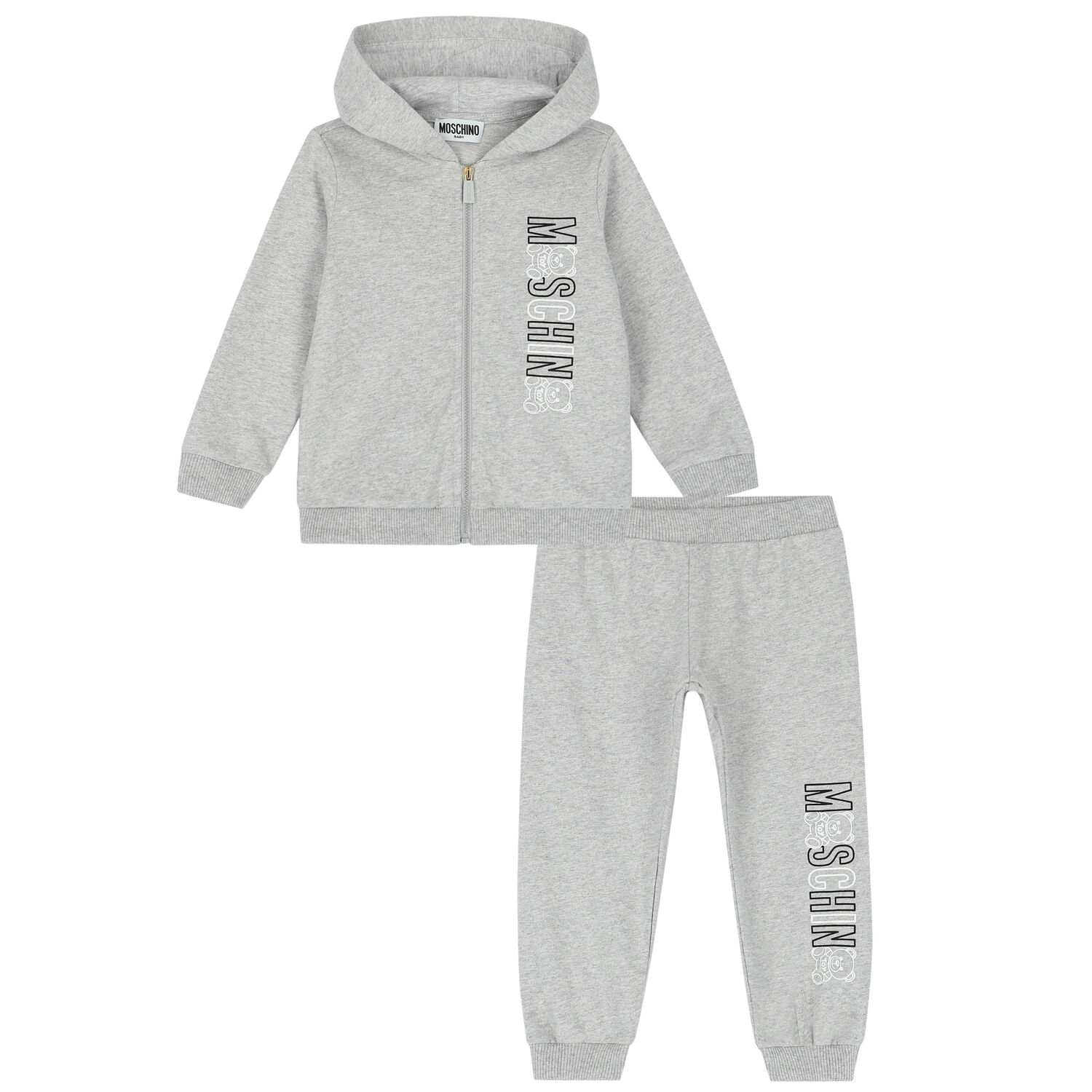 Grey Logo Tracksuit, 2, hi-res