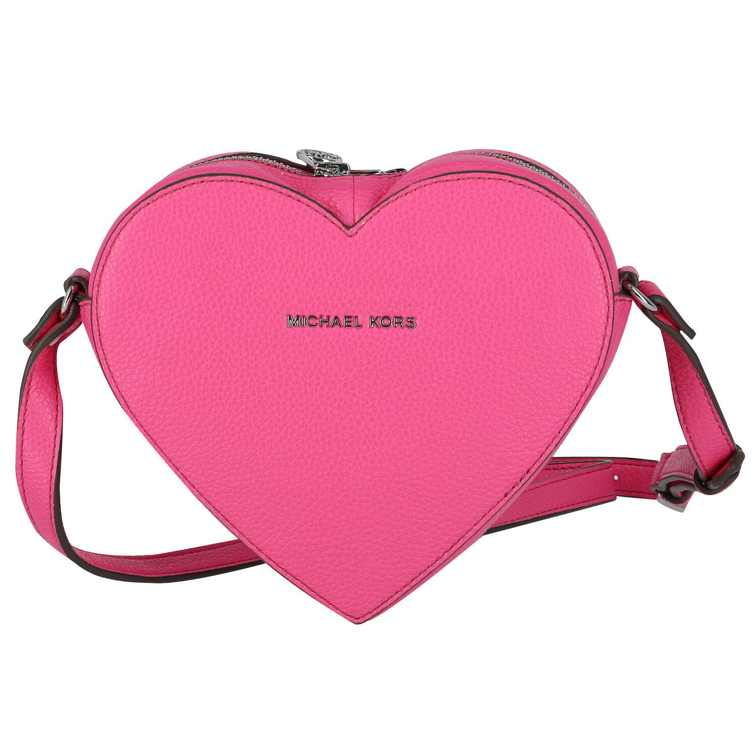 Girls Pink Heart Logo Shoulder Bag, 1, hi-res