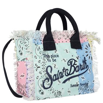 Girls Multi-Coloured Paisley Logo Tote Bag 