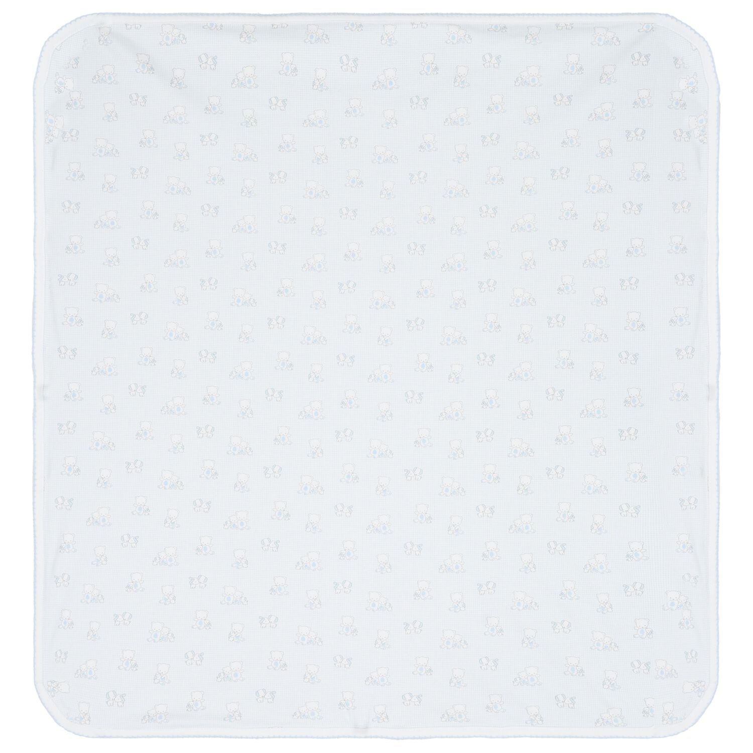 Baby Boys Blue Bear Besties Blanket, 1, hi-res