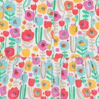 طقم فستان بنات بطبعة الزهور متعدد الألوان , 1, hi-res