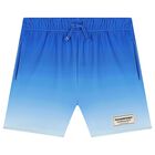Blue Ombre Logo Softskin Shorts, 1, hi-res