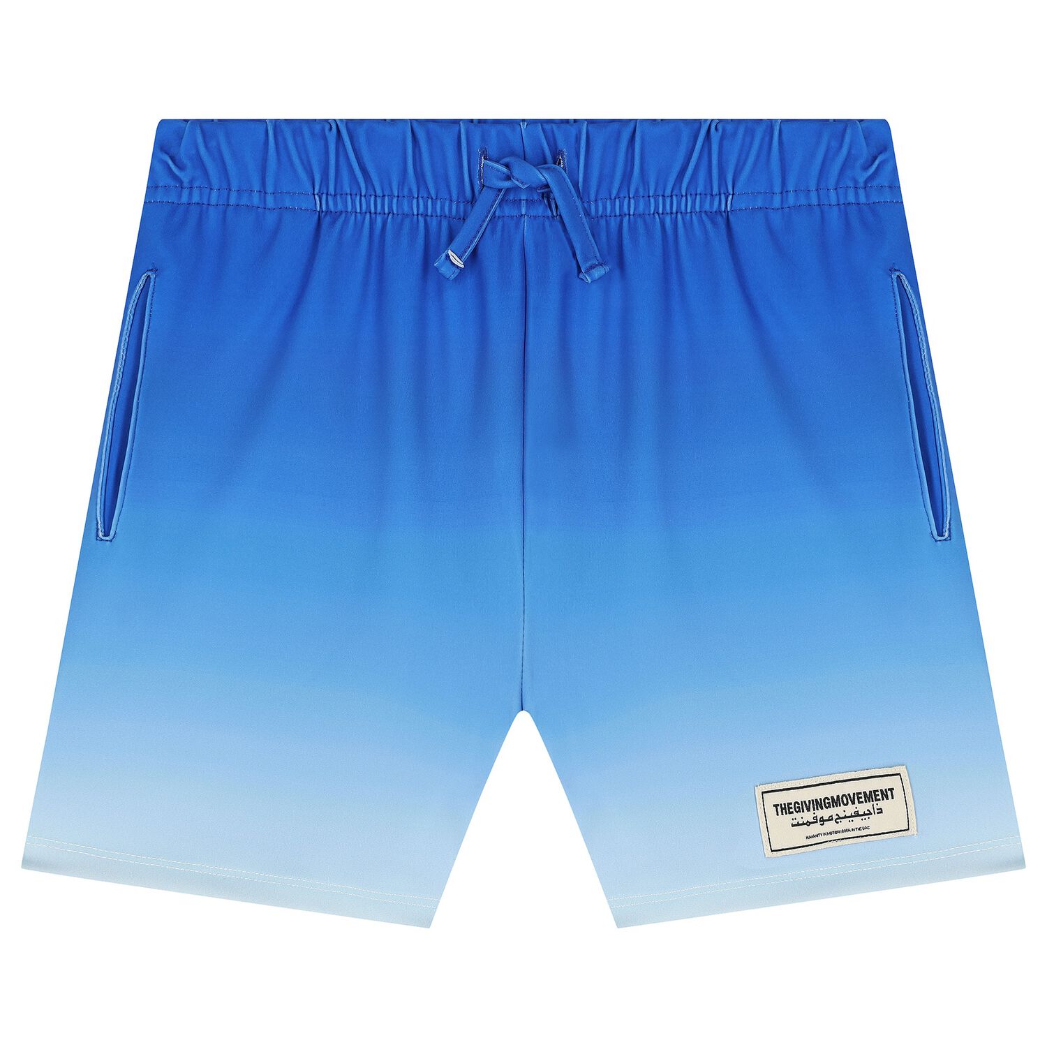Blue Ombre Logo Softskin Shorts, 1, hi-res image number null