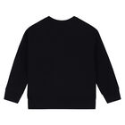 Boys Navy Logo Sweatshirt, 1, hi-res