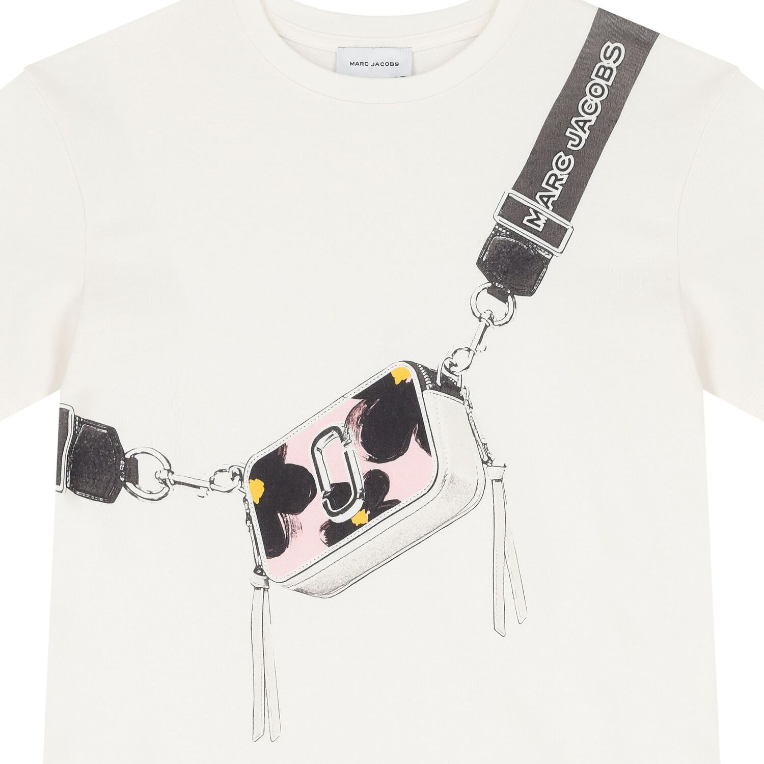 Girls White Logo Dress, 2, hi-res