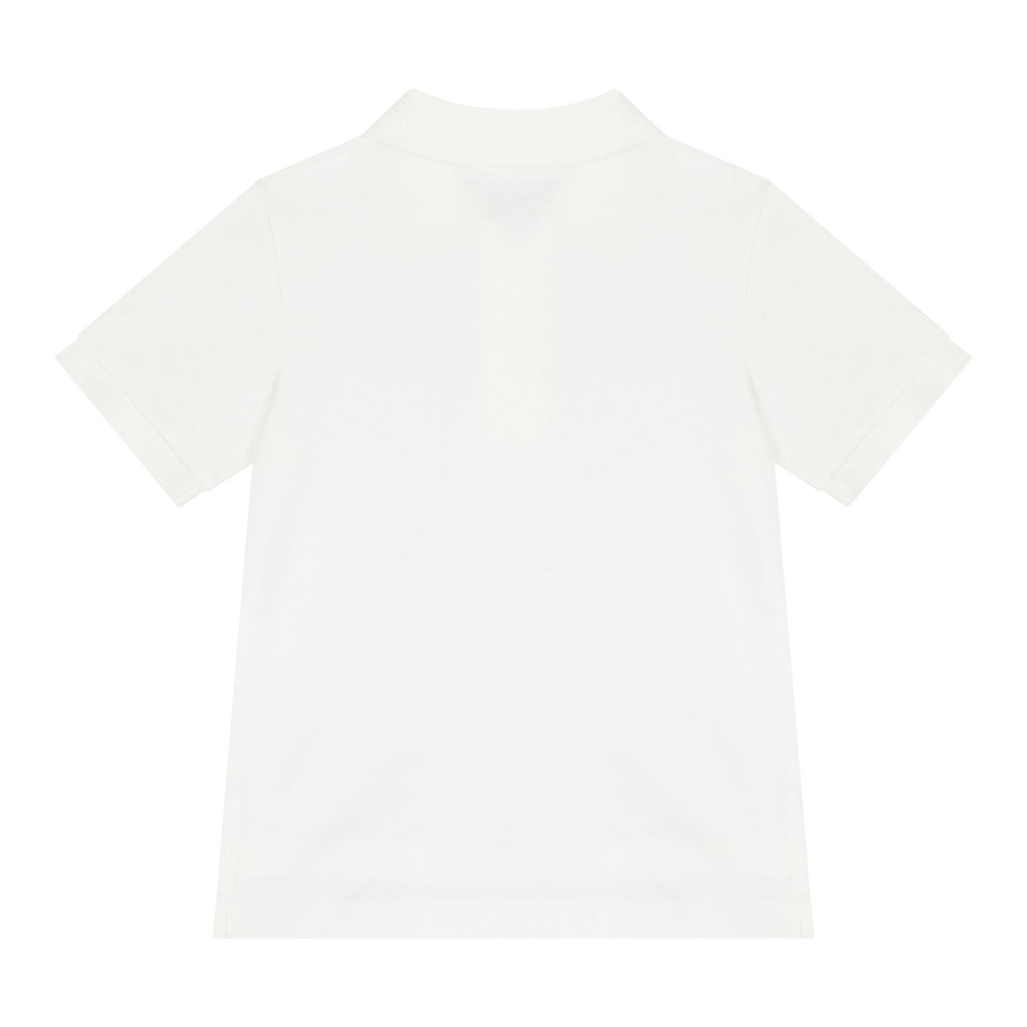 Baby Boys White Logo Polo Shirt, 1, hi-res image number null