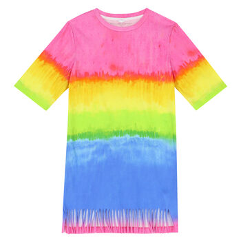 Girls Rainbow Cotton Dress