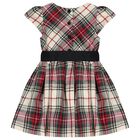 Baby Girls Ivory, Red & Green Tartan Dress Set, 1, hi-res