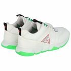 Boys White & Green Logo Trainers, 1, hi-res