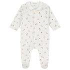 Ivory & Beige Squirrel Babygrow, 1, hi-res