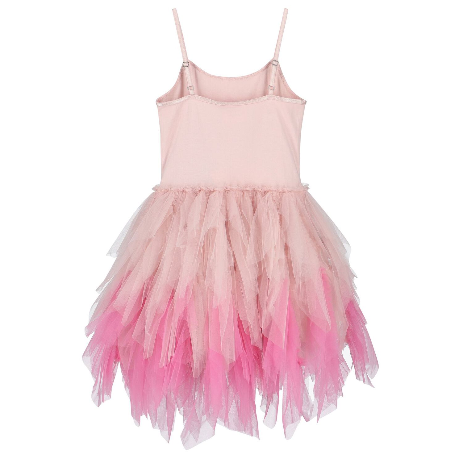 Girls Pink Tulle Castle Dress, 1, hi-res image number null