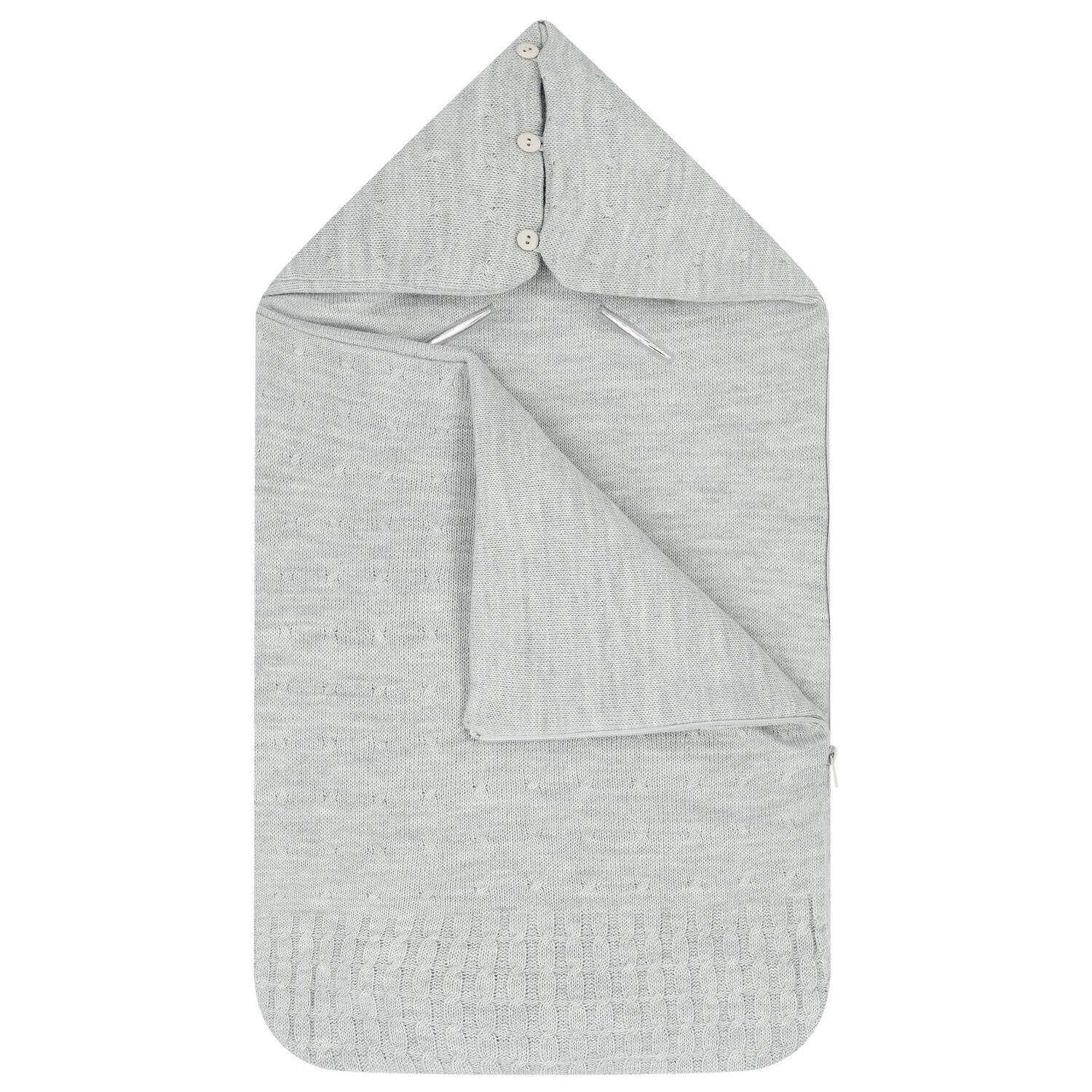 Grey Knit Baby Nest, 2, hi-res image number null
