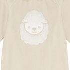 Beige Sheep Babygrow, 2, hi-res